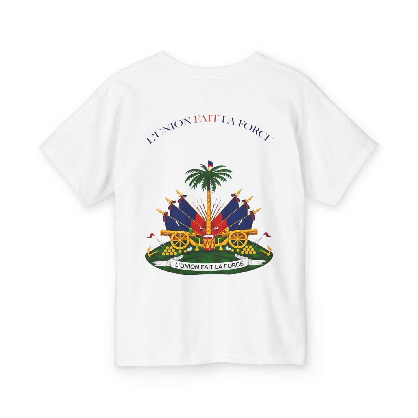 Youth Tee — Haitian Heroes Crest Graphic Shirt