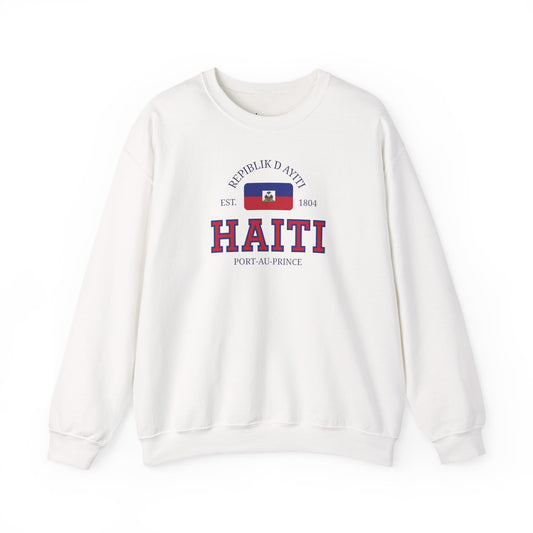 Haiti Flag Sweatshirt | Port-Au-Prince Crewneck