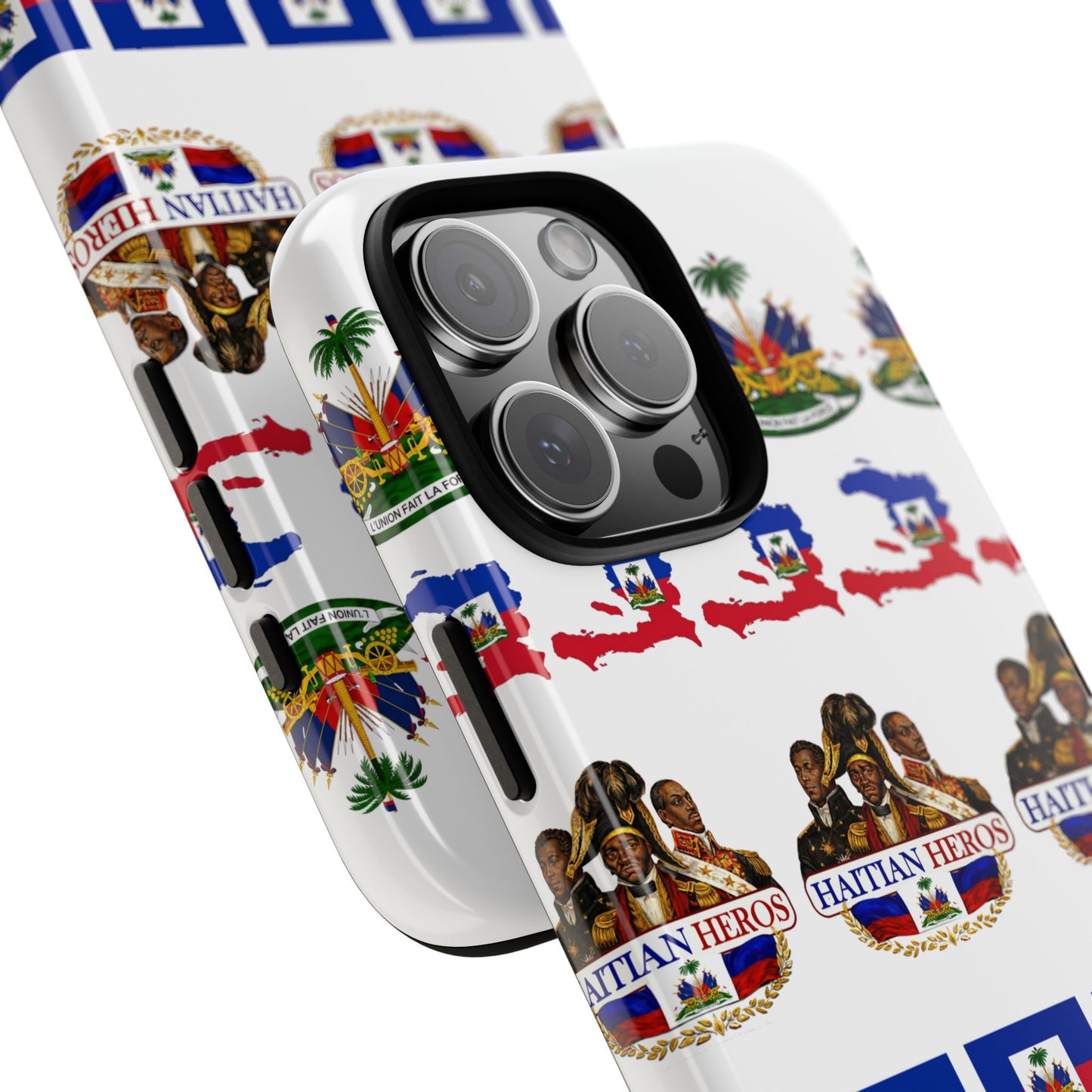 Haitian Pride Tough Phone Case — Haitian Heroes Flag Pattern