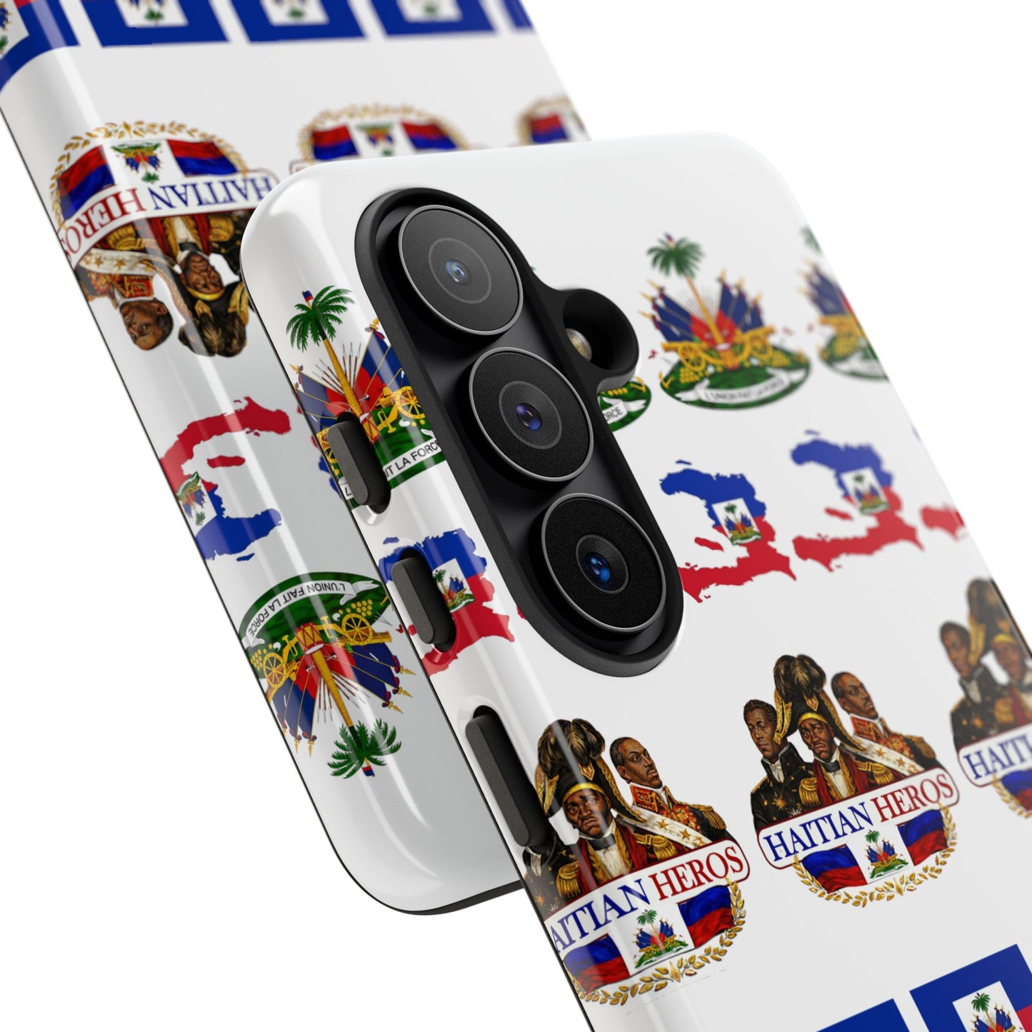 Haitian Pride Tough Phone Case — Haitian Heroes Flag Pattern