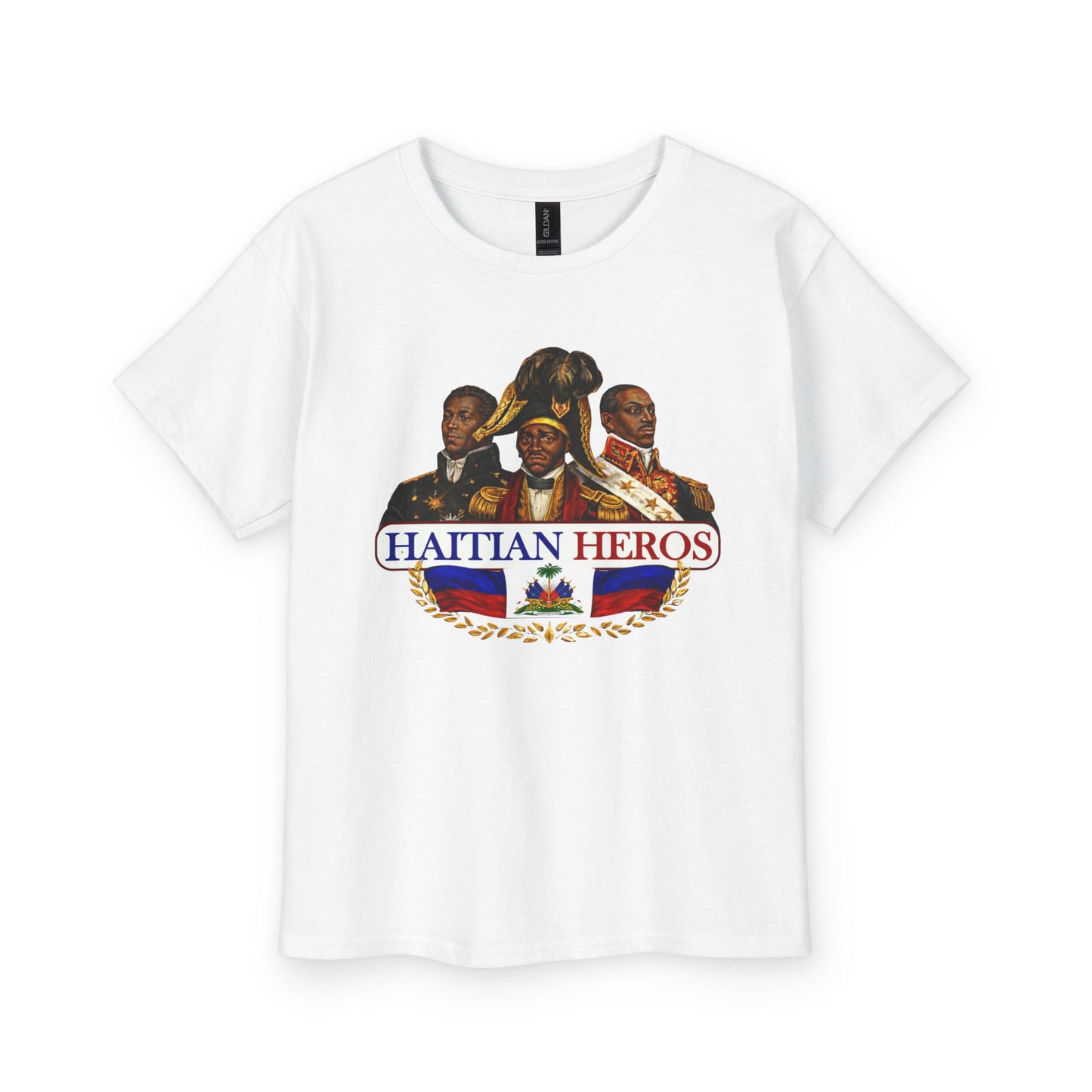 Youth Tee — Haitian Heroes Crest Graphic Shirt