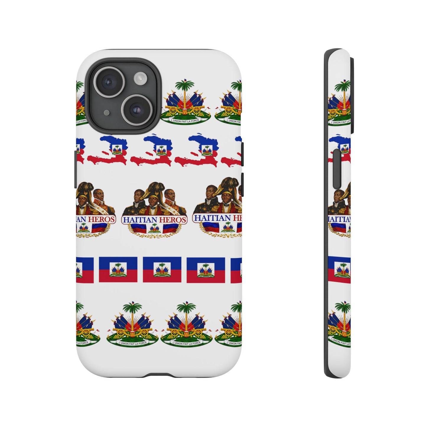 Haitian Pride Tough Phone Case — Haitian Heroes Flag Pattern