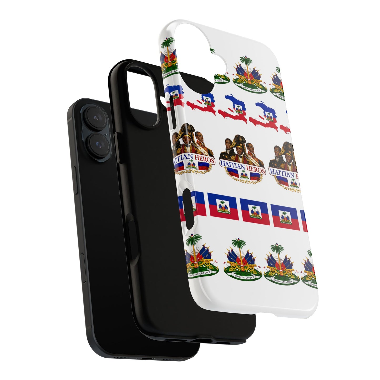 Haitian Pride Tough Phone Case — Haitian Heroes Flag Pattern