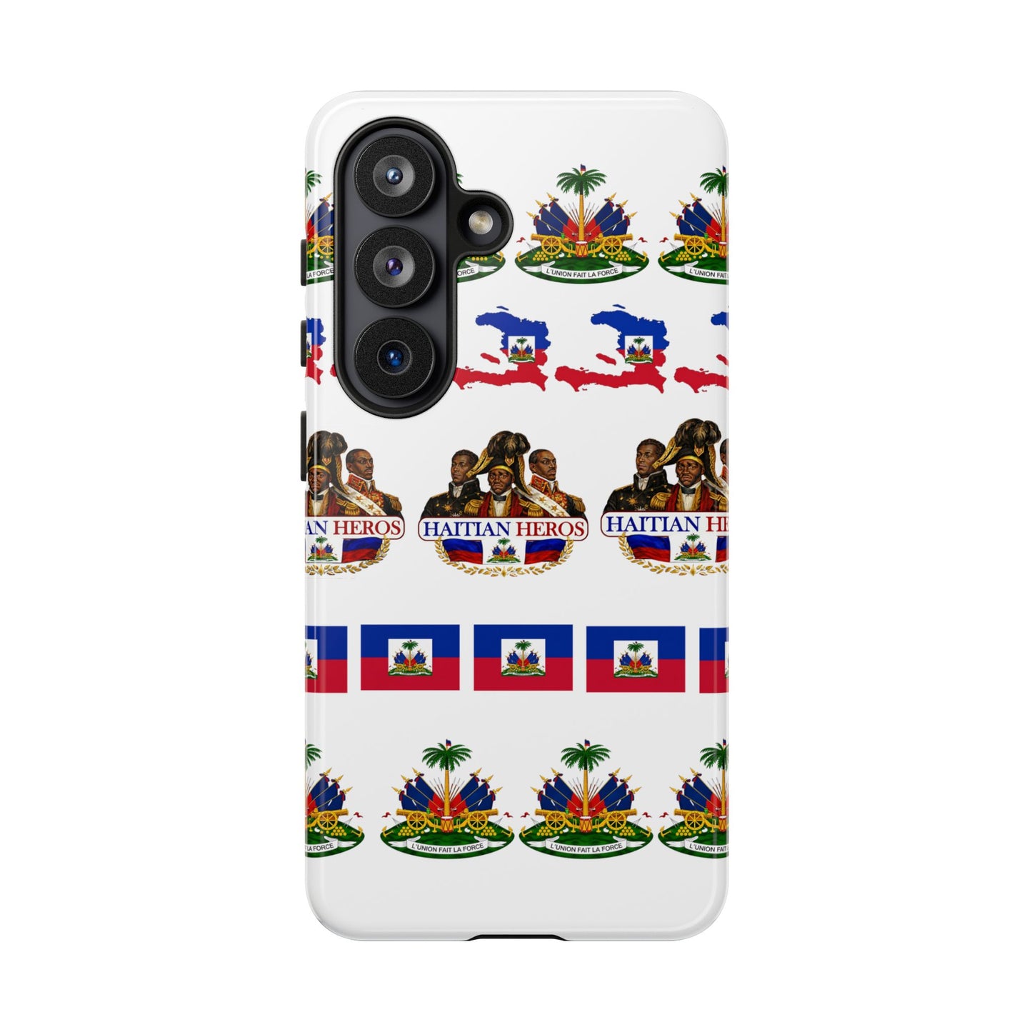 Haitian Pride Tough Phone Case — Haitian Heroes Flag Pattern