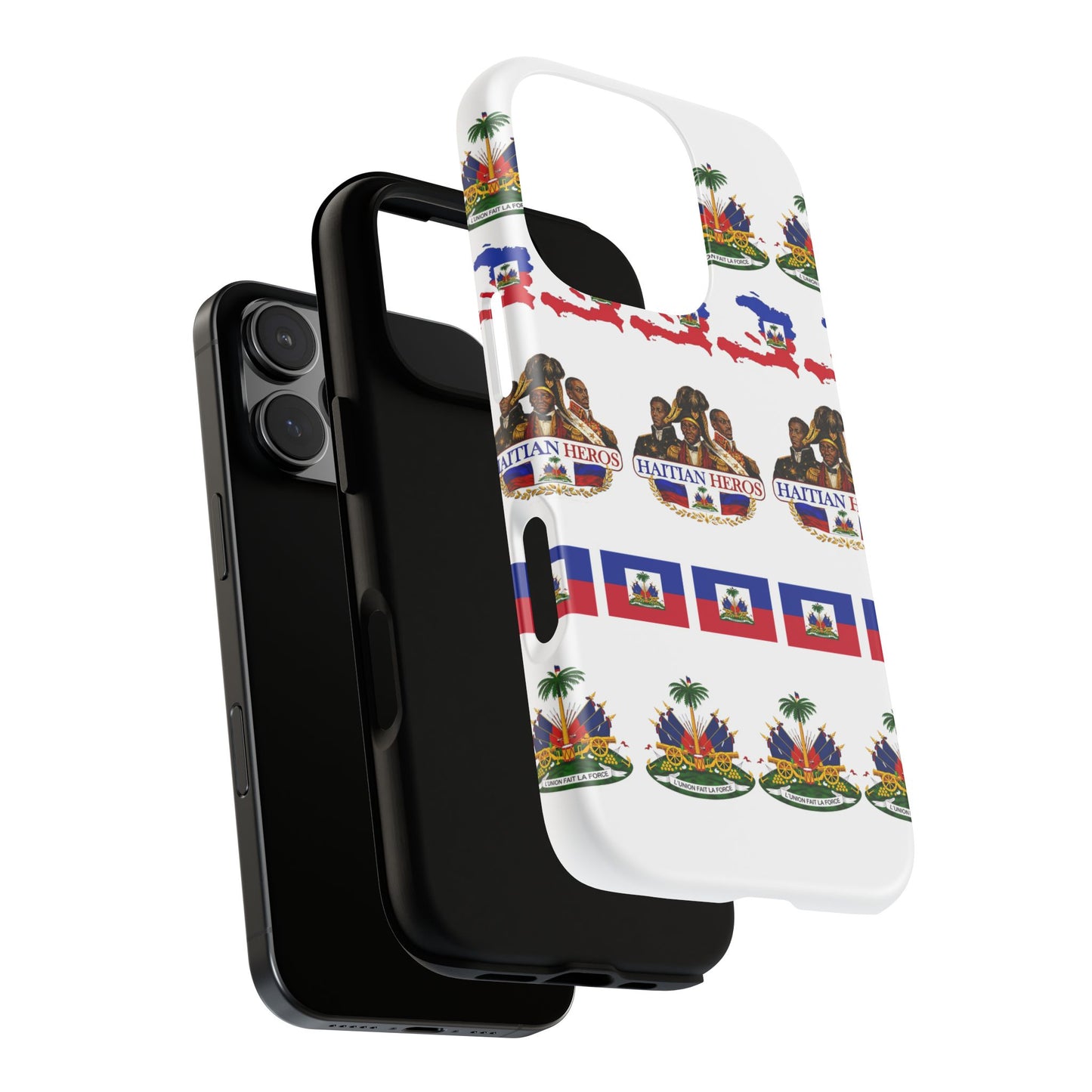 Haitian Pride Tough Phone Case — Haitian Heroes Flag Pattern