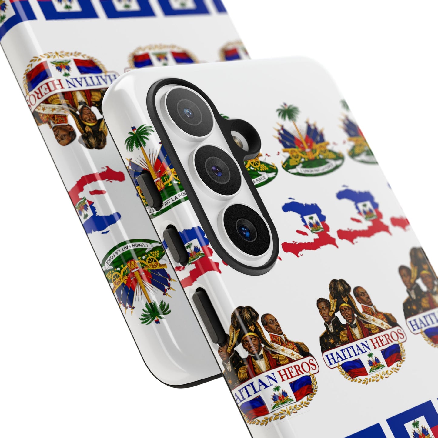 Haitian Pride Tough Phone Case — Haitian Heroes Flag Pattern