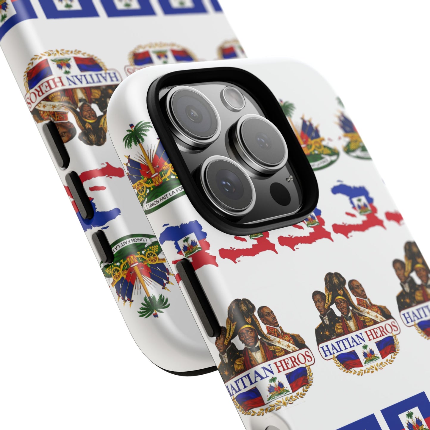 Haitian Pride Tough Phone Case — Haitian Heroes Flag Pattern