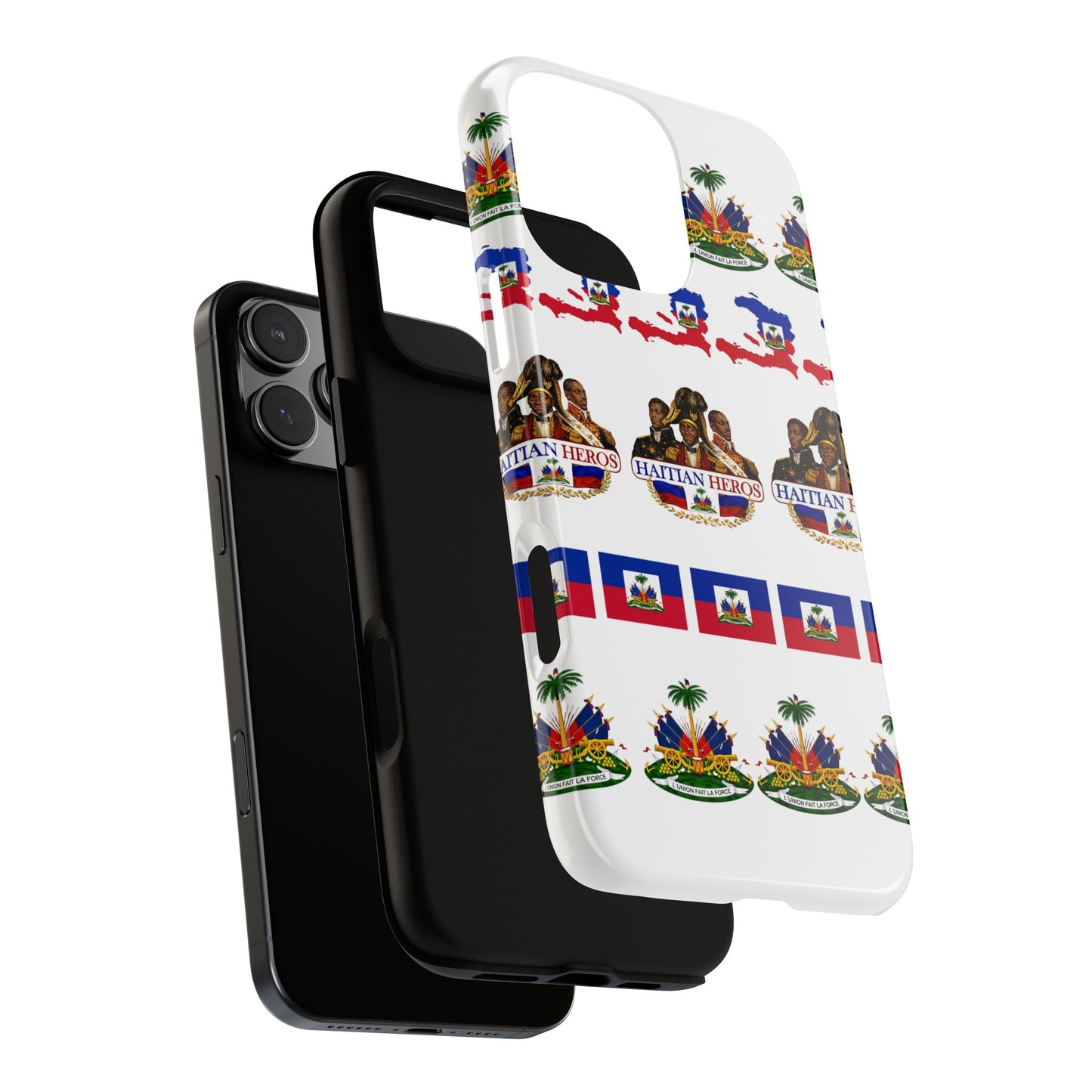 Haitian Pride Tough Phone Case — Haitian Heroes Flag Pattern