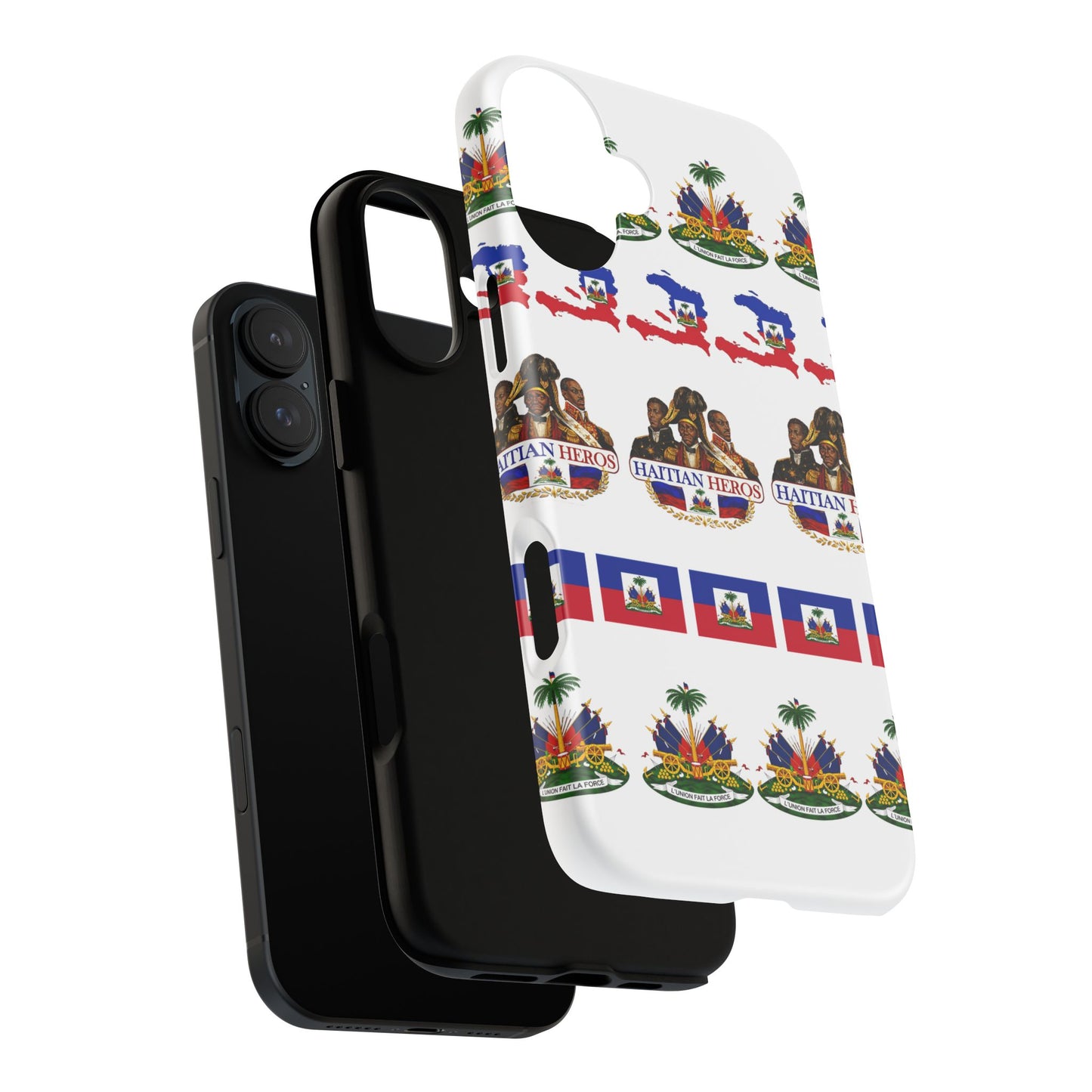 Haitian Pride Tough Phone Case — Haitian Heroes Flag Pattern