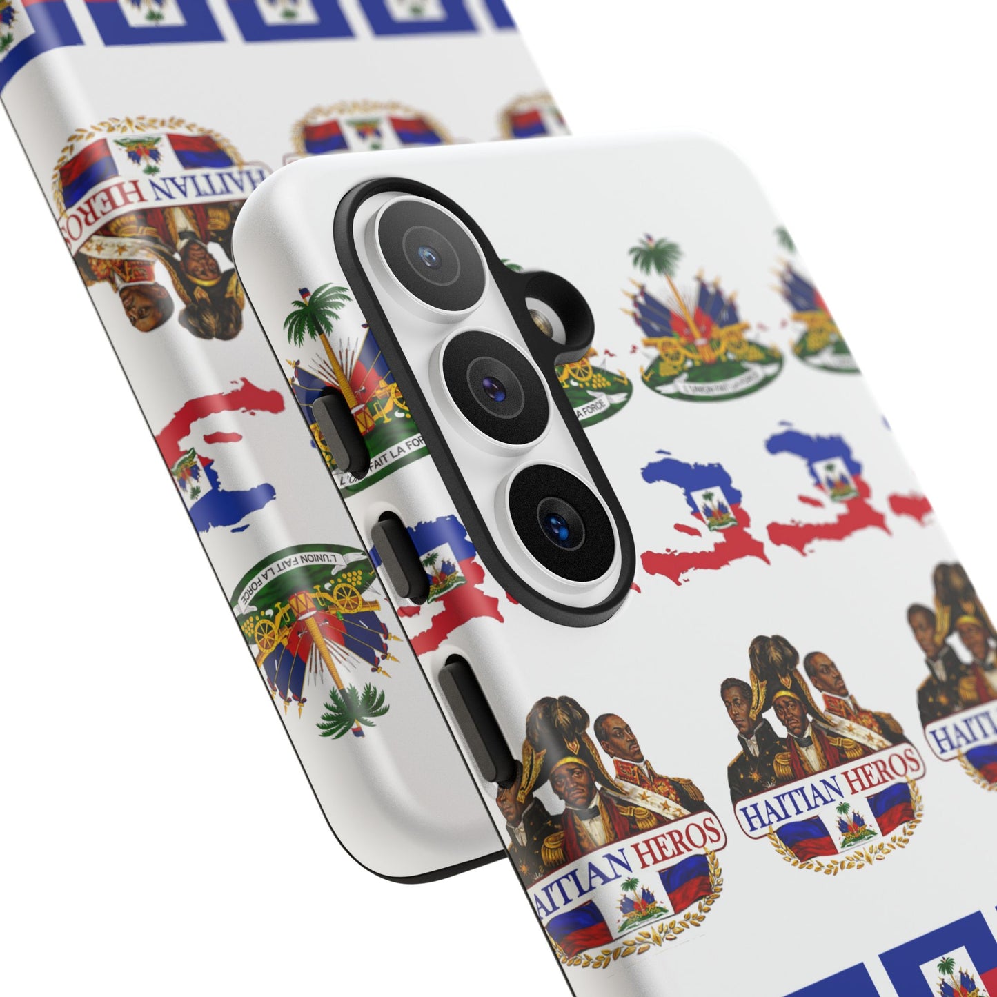 Haitian Pride Tough Phone Case — Haitian Heroes Flag Pattern