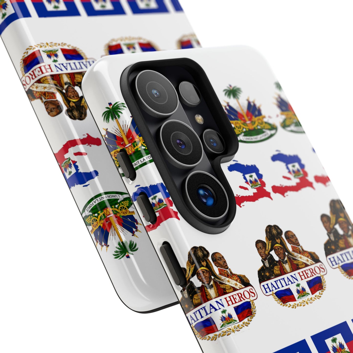 Haitian Pride Tough Phone Case — Haitian Heroes Flag Pattern