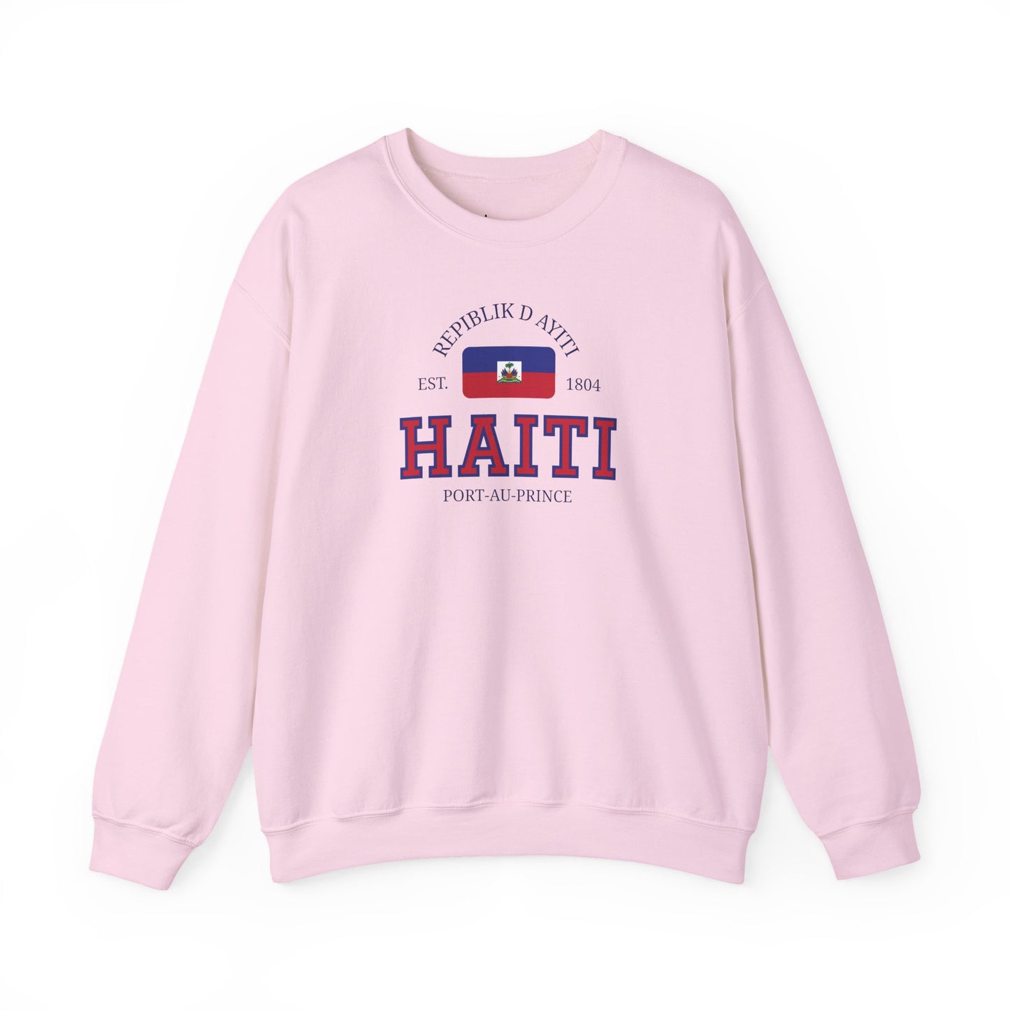 Haiti Flag Sweatshirt | Port-Au-Prince Crewneck