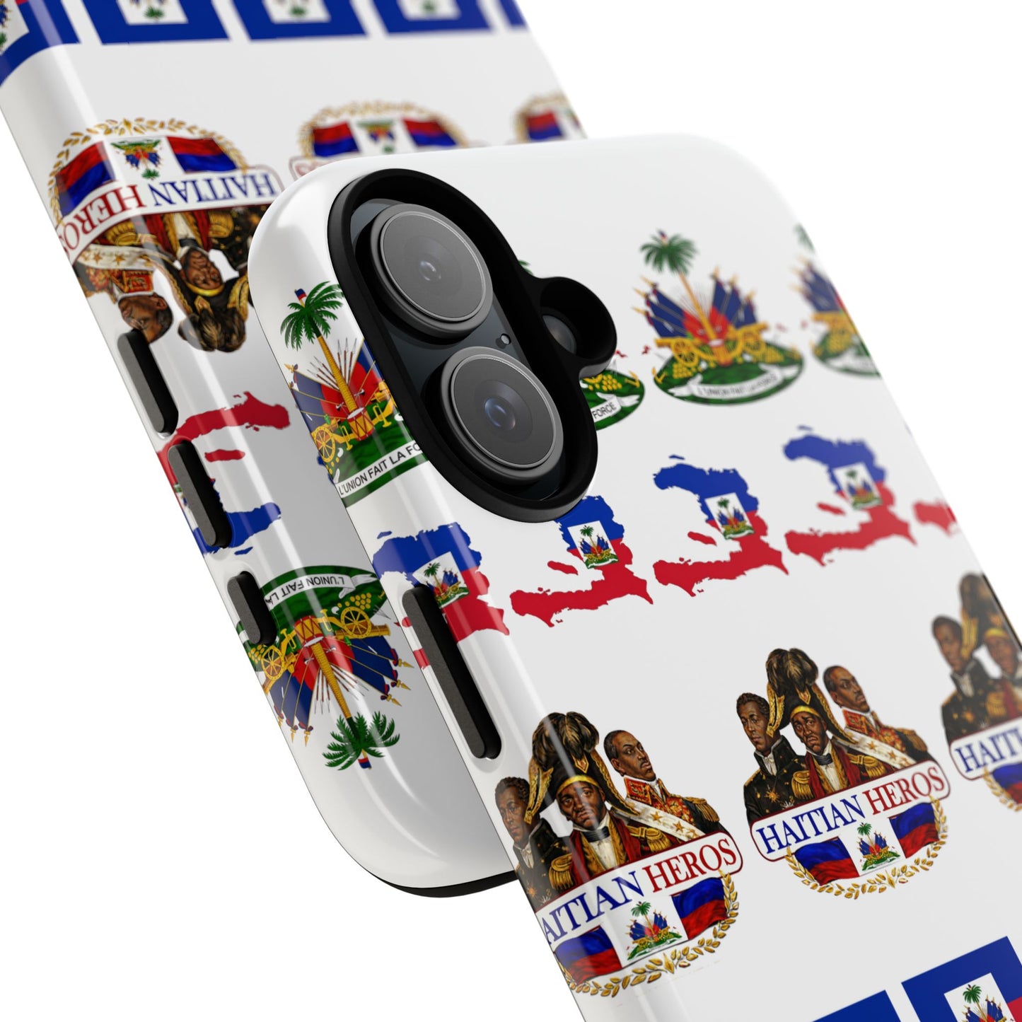 Haitian Pride Tough Phone Case — Haitian Heroes Flag Pattern