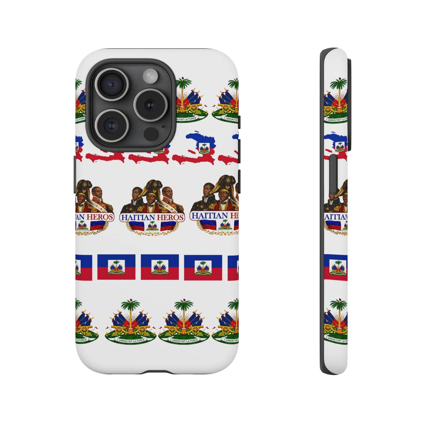 Haitian Pride Tough Phone Case — Haitian Heroes Flag Pattern
