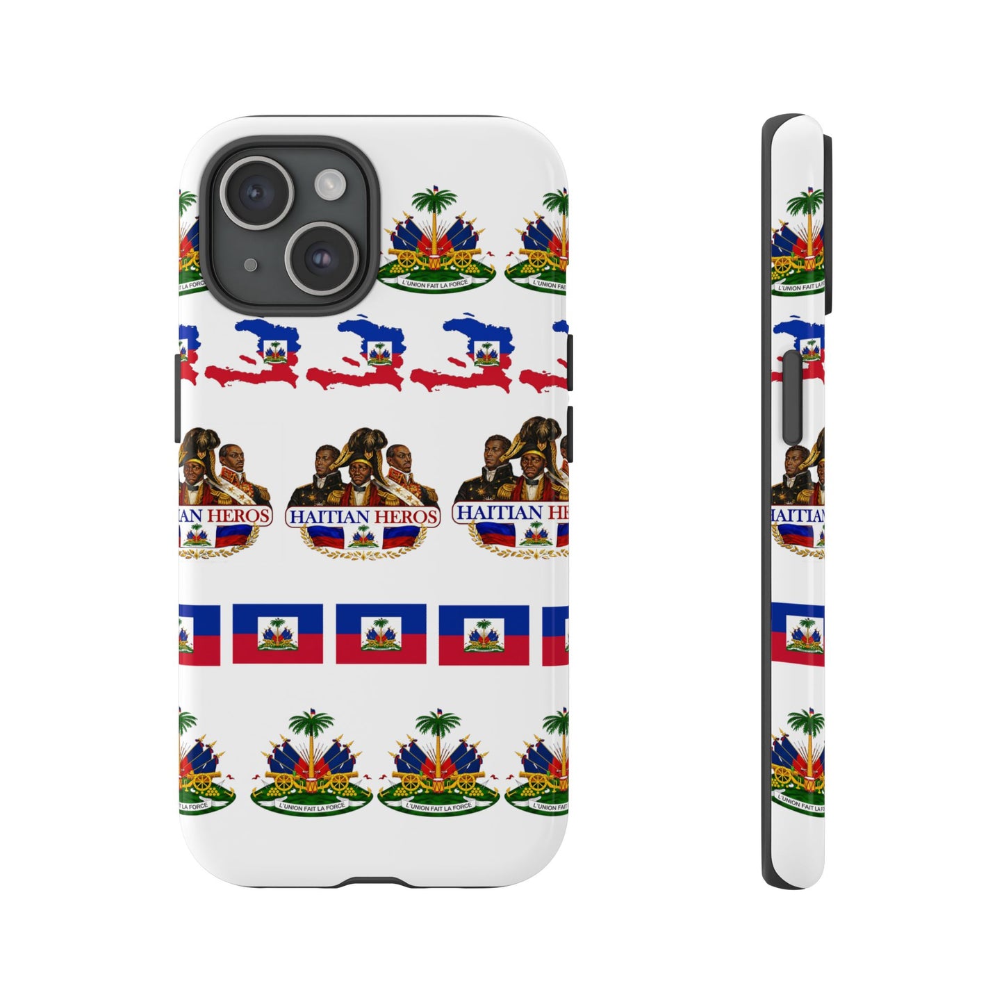 Haitian Pride Tough Phone Case — Haitian Heroes Flag Pattern