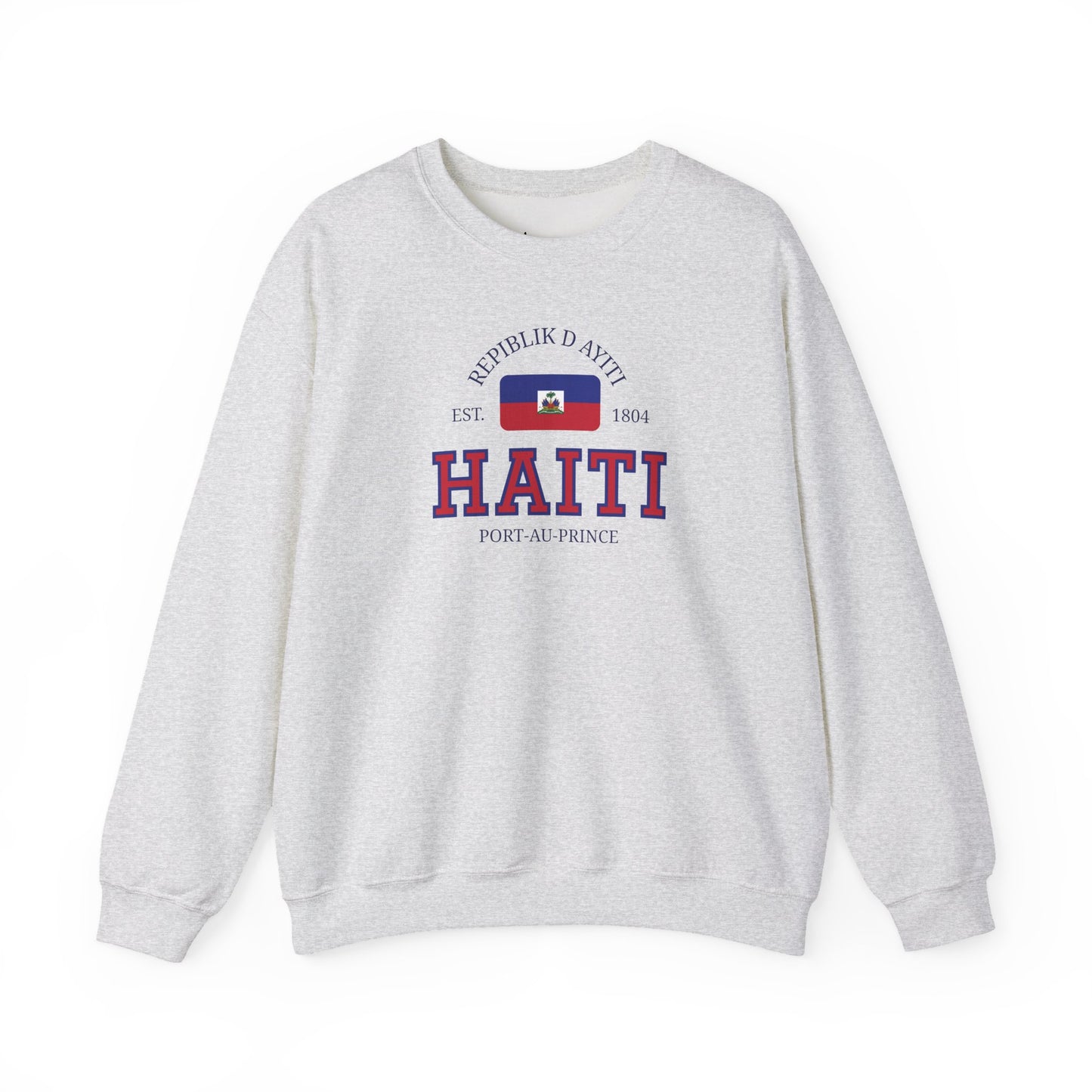 Haiti Flag Sweatshirt | Port-Au-Prince Crewneck