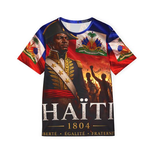Haiti 1804 Men’s Sports Jersey — Haitian Revolution Tribute All-Over Print