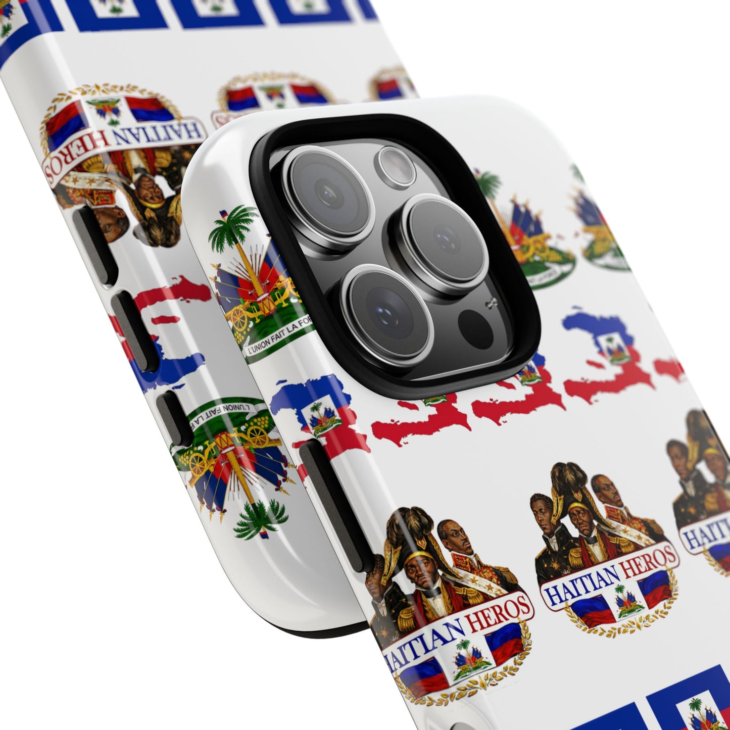 Haitian Pride Tough Phone Case — Haitian Heroes Flag Pattern