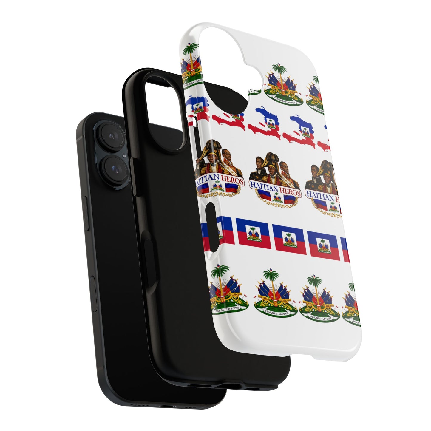 Haitian Pride Tough Phone Case — Haitian Heroes Flag Pattern
