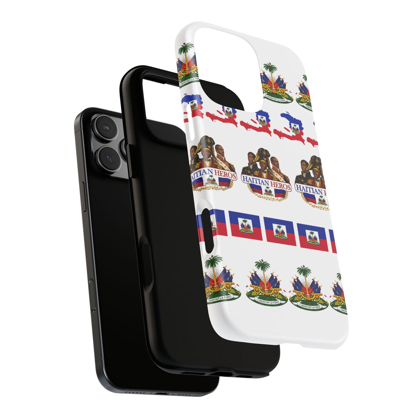Haitian Pride Tough Phone Case — Haitian Heroes Flag Pattern