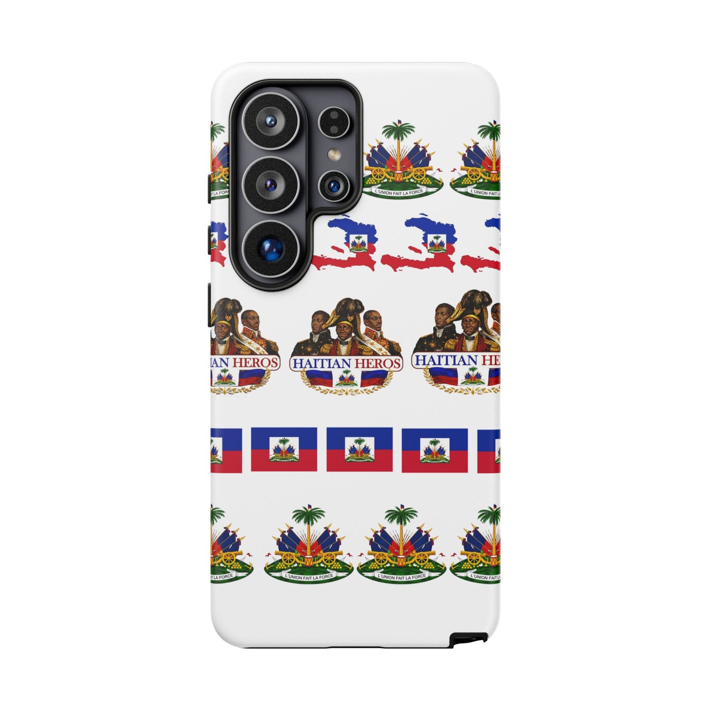 Haitian Pride Tough Phone Case — Haitian Heroes Flag Pattern