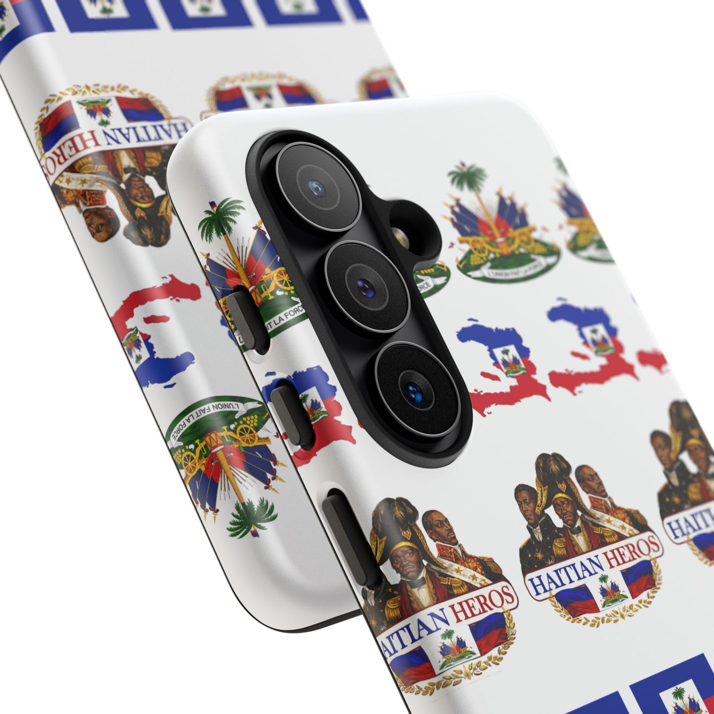 Haitian Pride Tough Phone Case — Haitian Heroes Flag Pattern