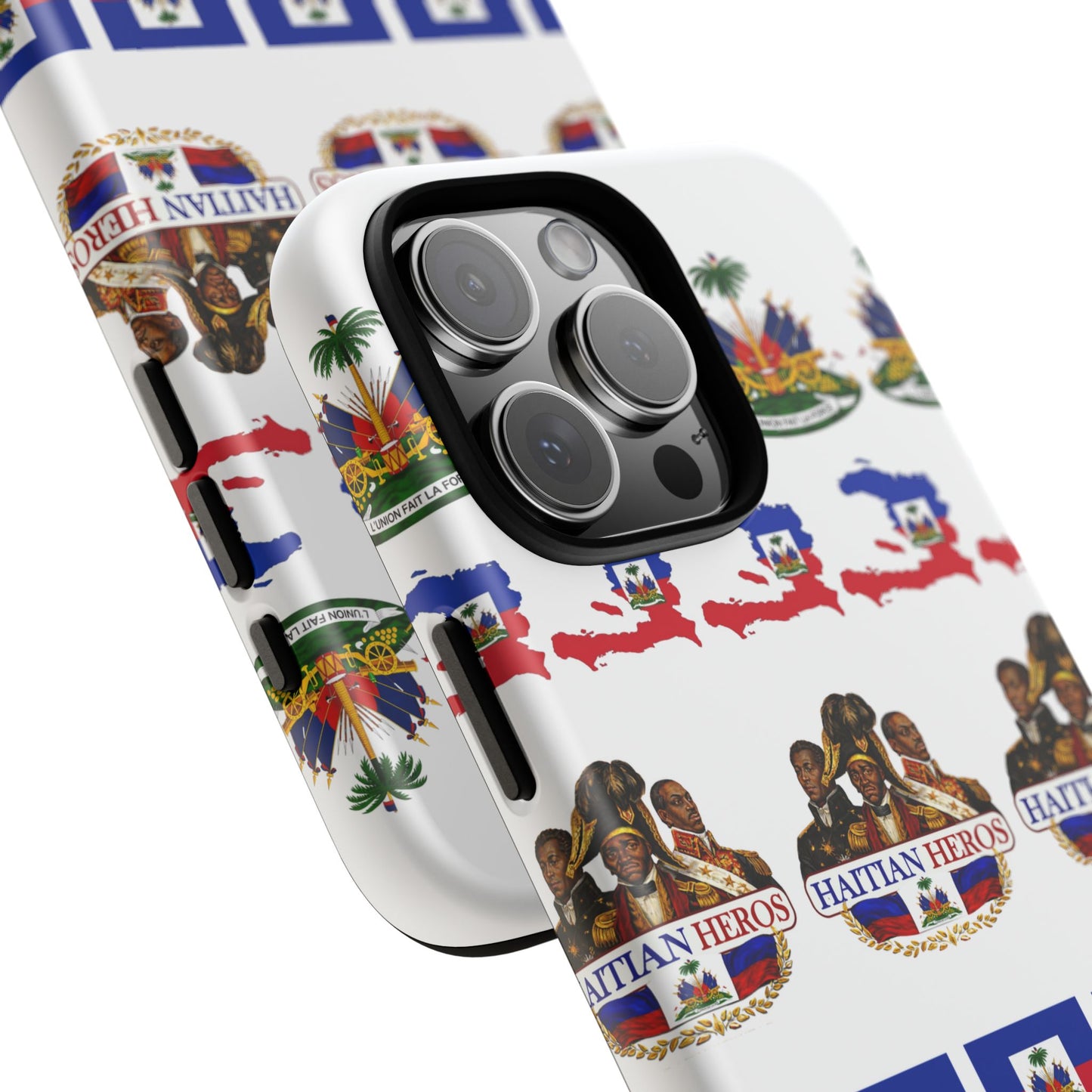 Haitian Pride Tough Phone Case — Haitian Heroes Flag Pattern