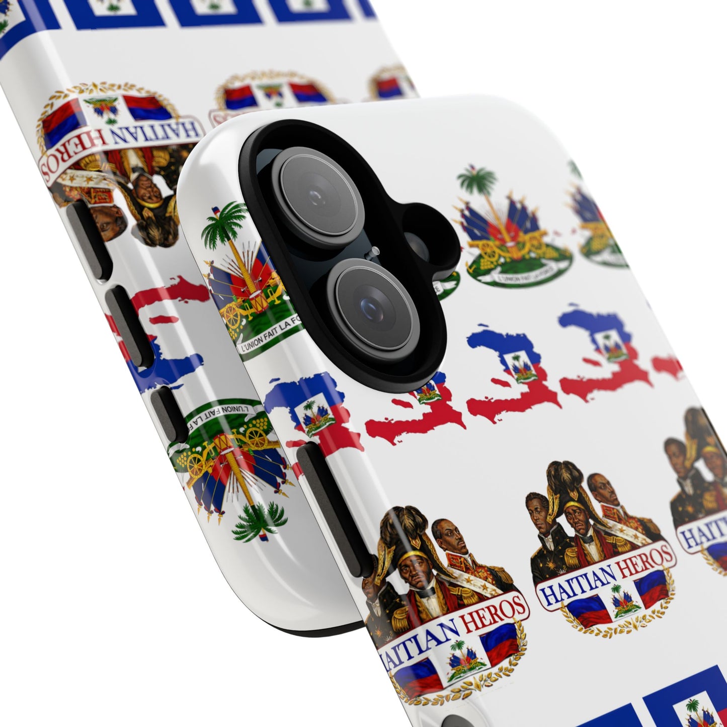 Haitian Pride Tough Phone Case — Haitian Heroes Flag Pattern