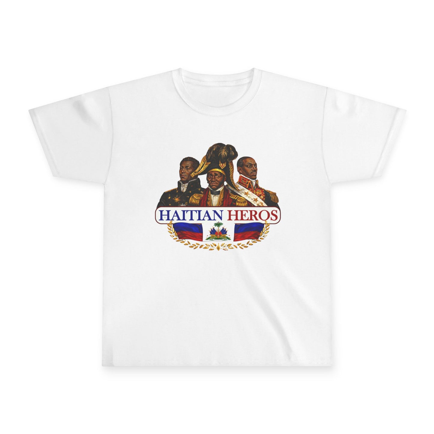 Youth Tee — Haitian Heroes Crest Graphic Shirt