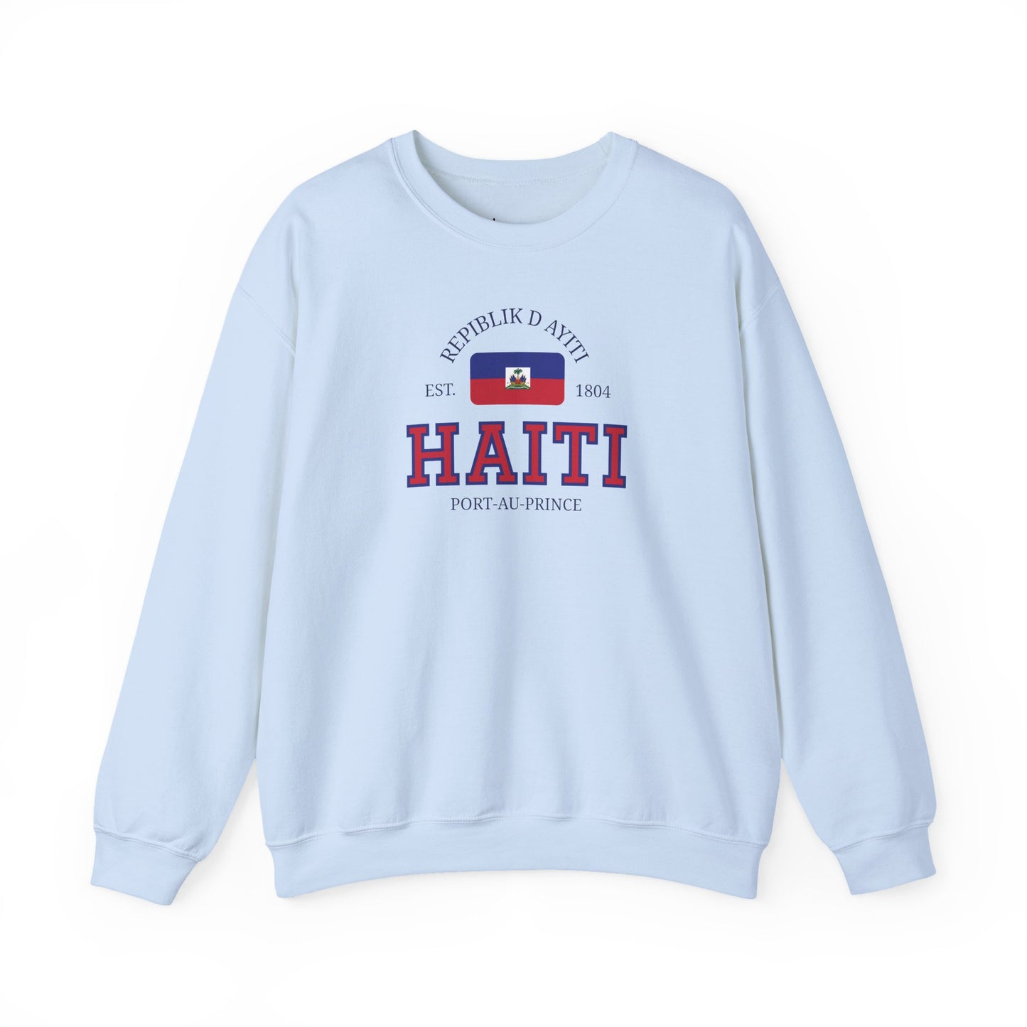 Haiti Flag Sweatshirt | Port-Au-Prince Crewneck