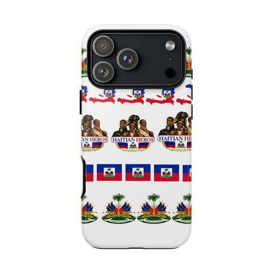 Haitian Pride Tough Phone Case — Haitian Heroes Flag Pattern