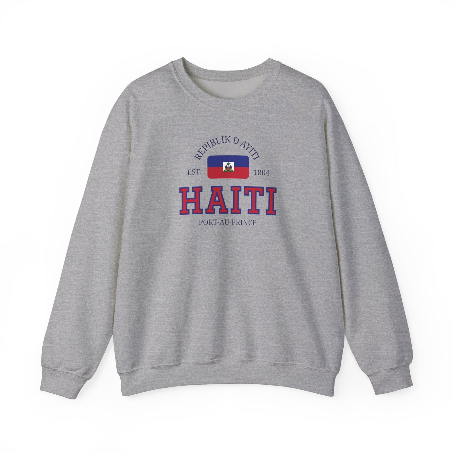 Haiti Flag Sweatshirt | Port-Au-Prince Crewneck