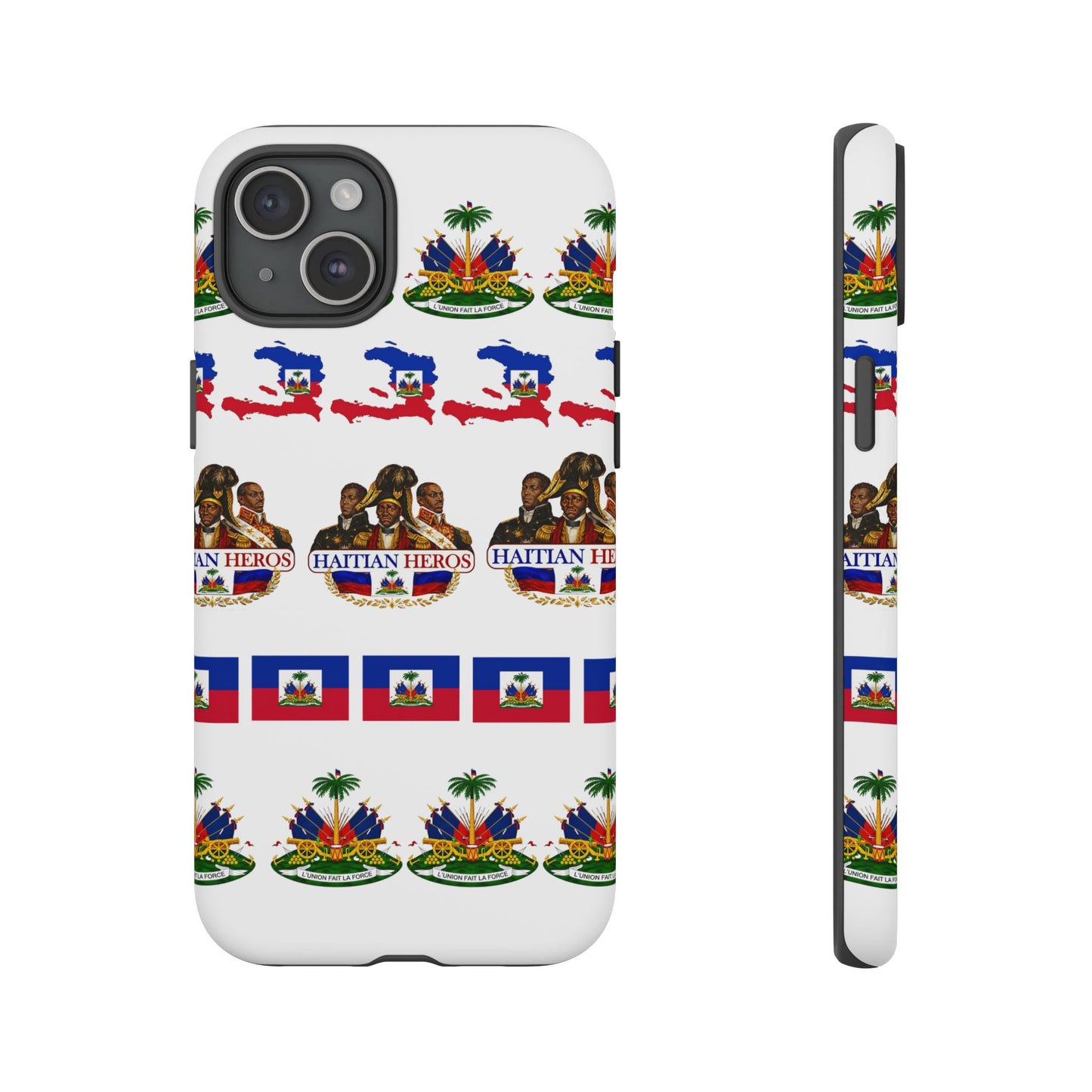 Haitian Pride Tough Phone Case — Haitian Heroes Flag Pattern
