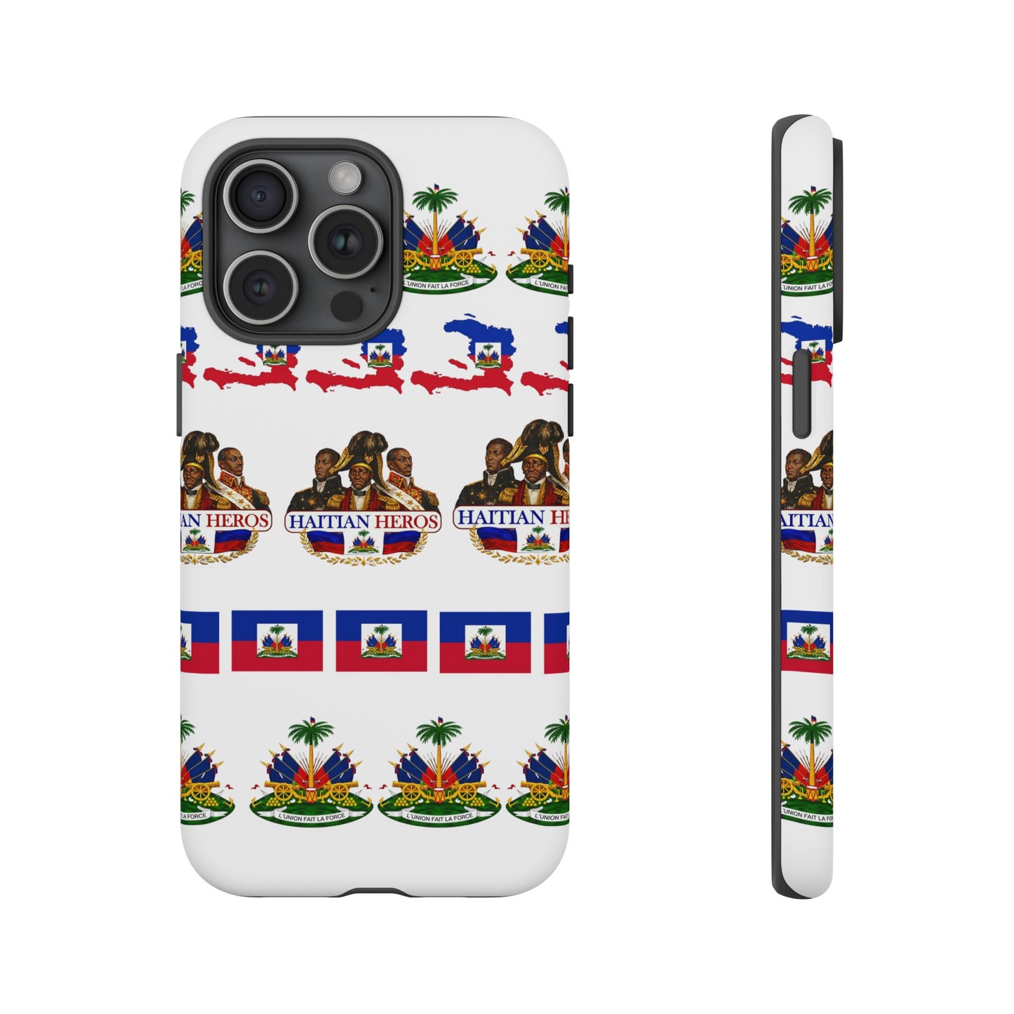 Haitian Pride Tough Phone Case — Haitian Heroes Flag Pattern