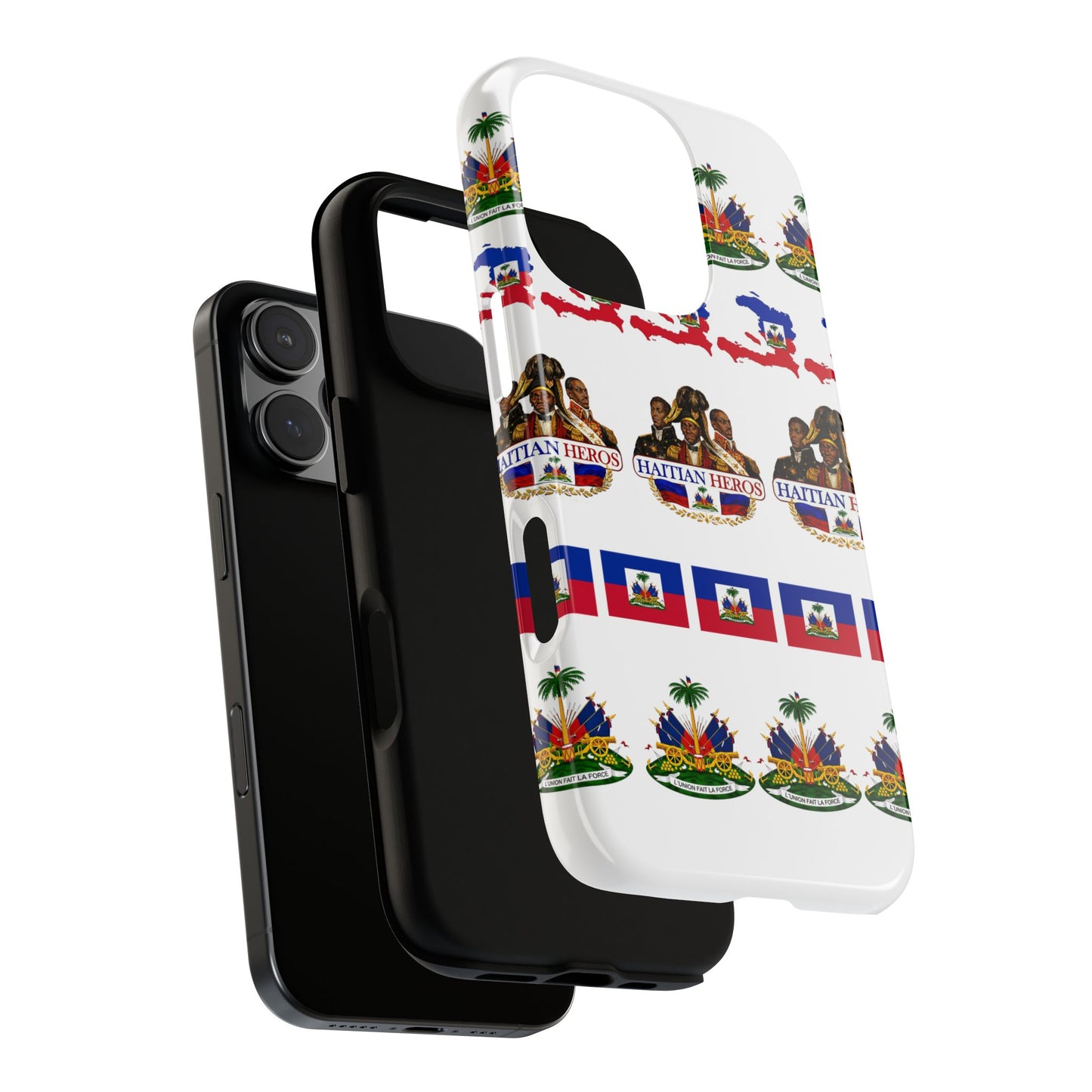 Haitian Pride Tough Phone Case — Haitian Heroes Flag Pattern